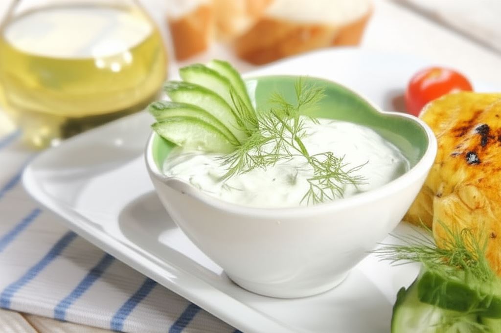 Sos tzatziki do grilla
