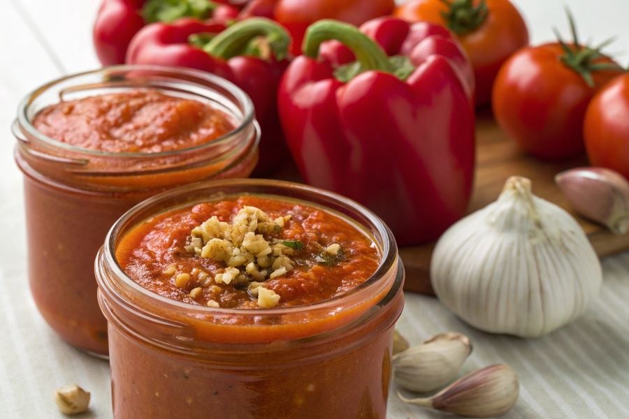 Sos z papryki i pomidorów