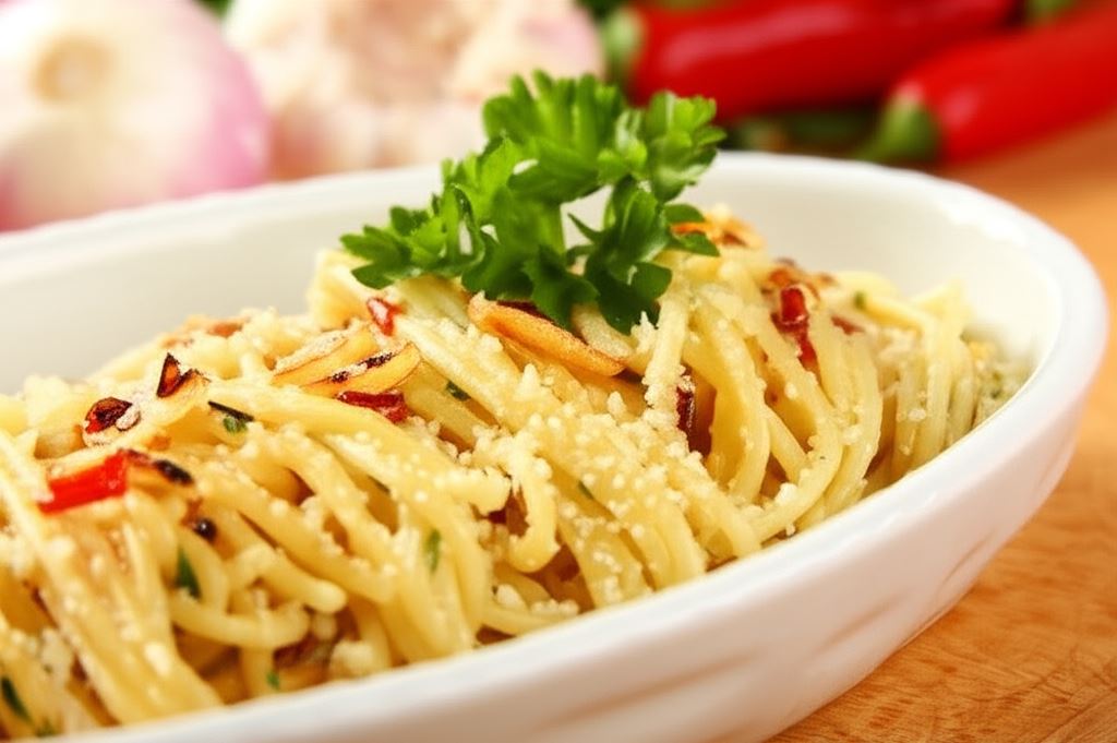 Spaghetti aglio olio