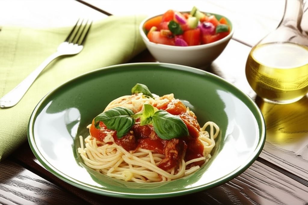 Spaghetti Bolognese z cebulką