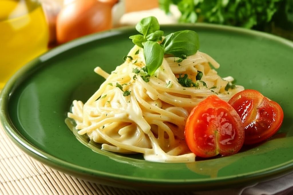 Spaghetti cztery sery