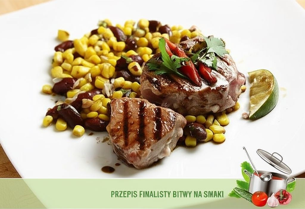 Stek z tuńczyka na knorrowym ziarnku fasoli