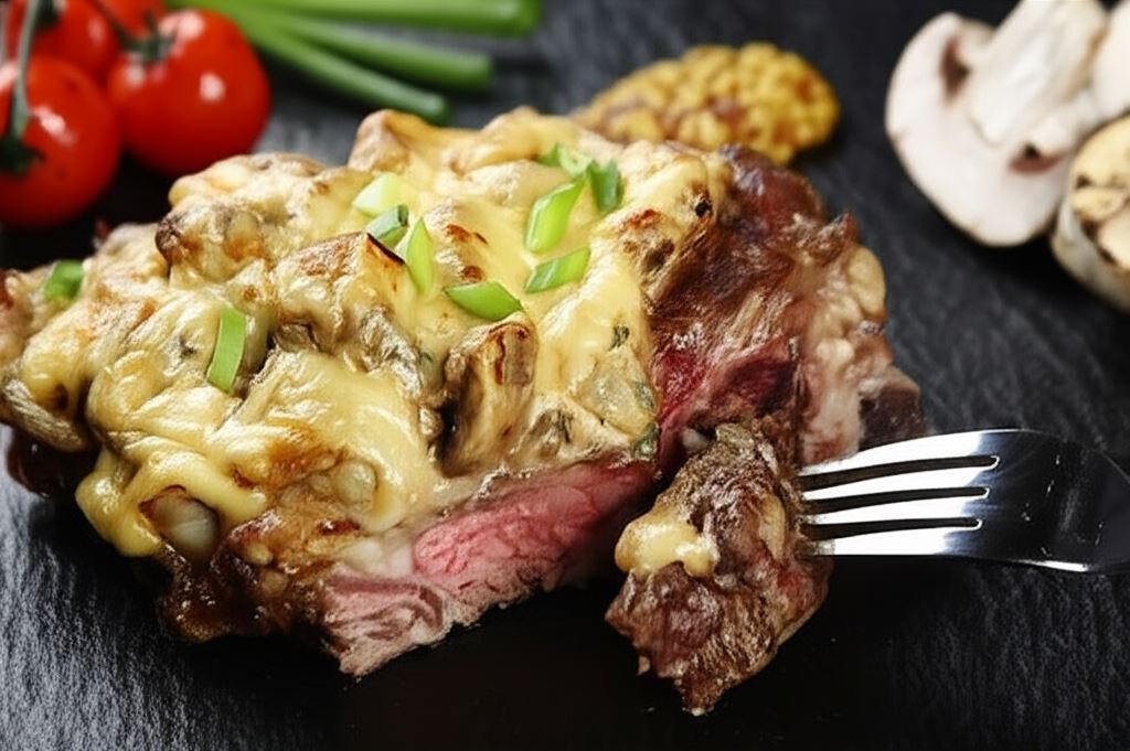 Steki wołowe z pieczarkami