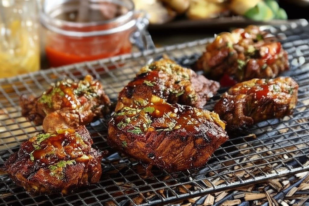 Steki z karkówki w pomarańczowej glazurze