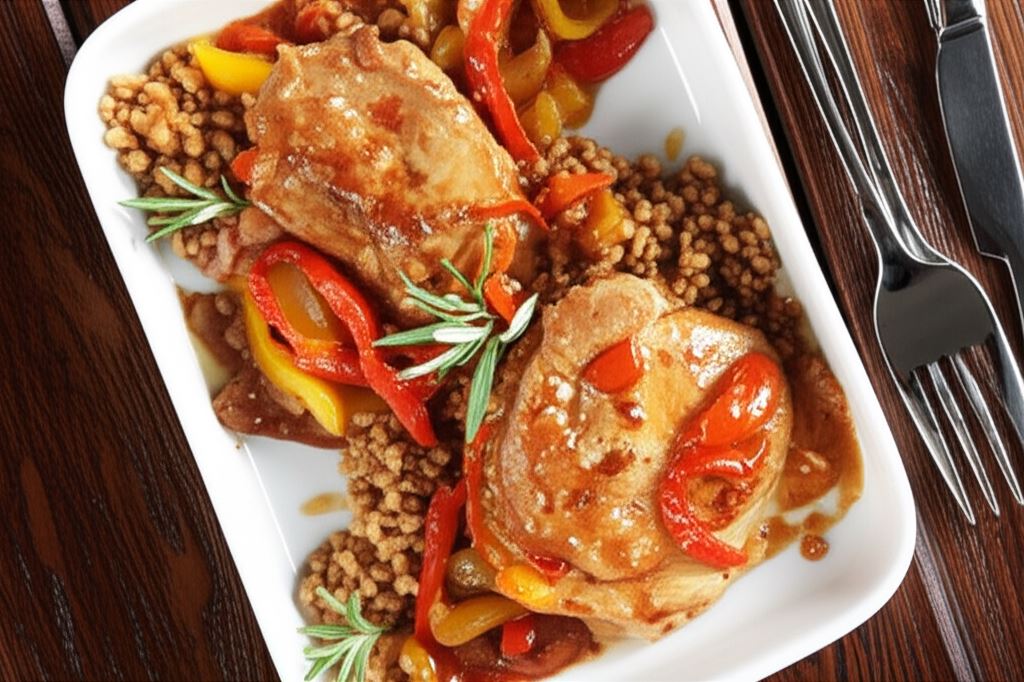 Steki z karkówki z papryką