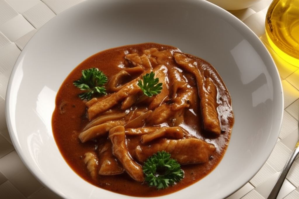 Stroganoff na wieprzowinie