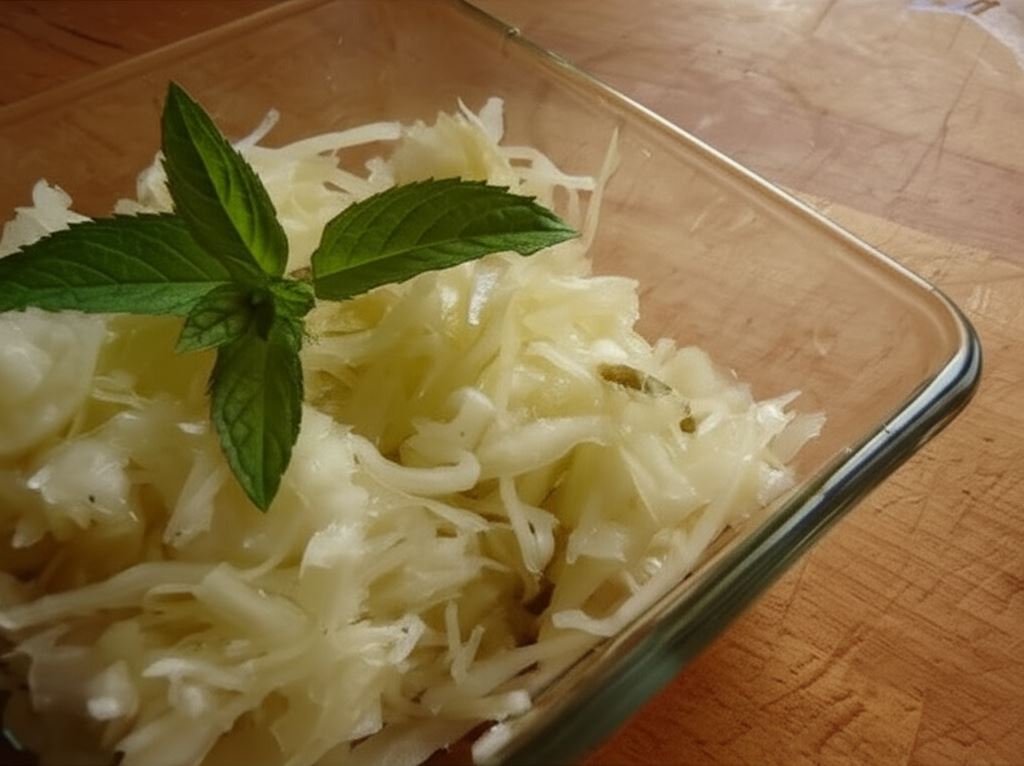 Surówka z białej kapusty