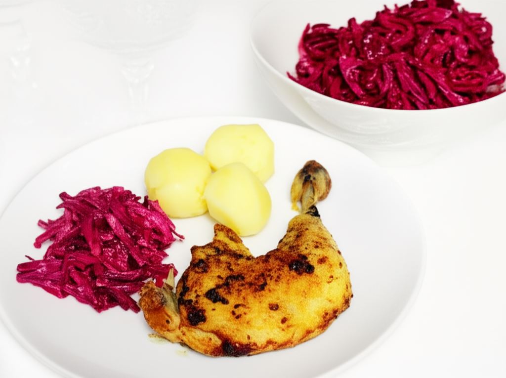 Surówka z buraka w lazurowym sosie