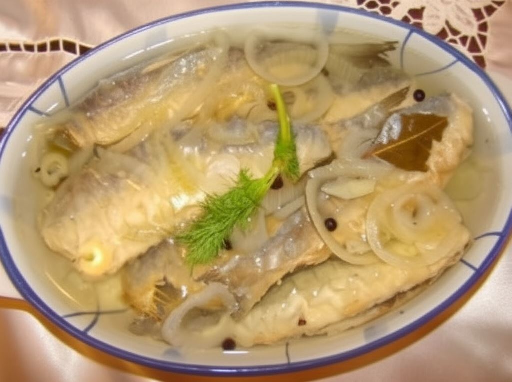 Świąteczne śledzie w zalewie octowej