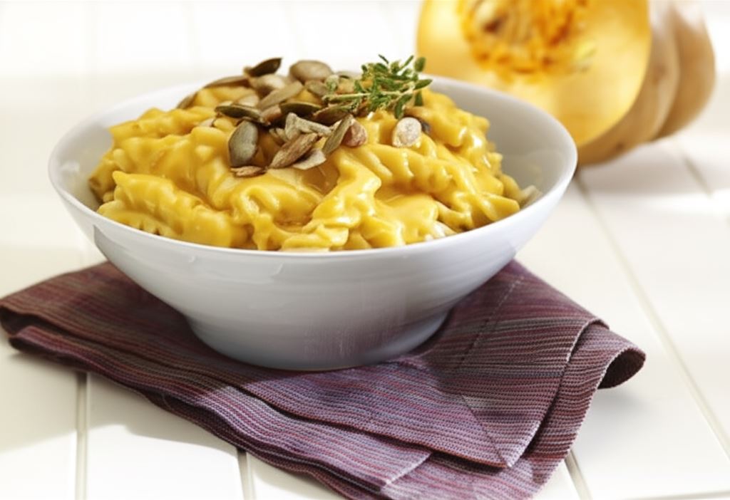 Świderki w sosie z dyni