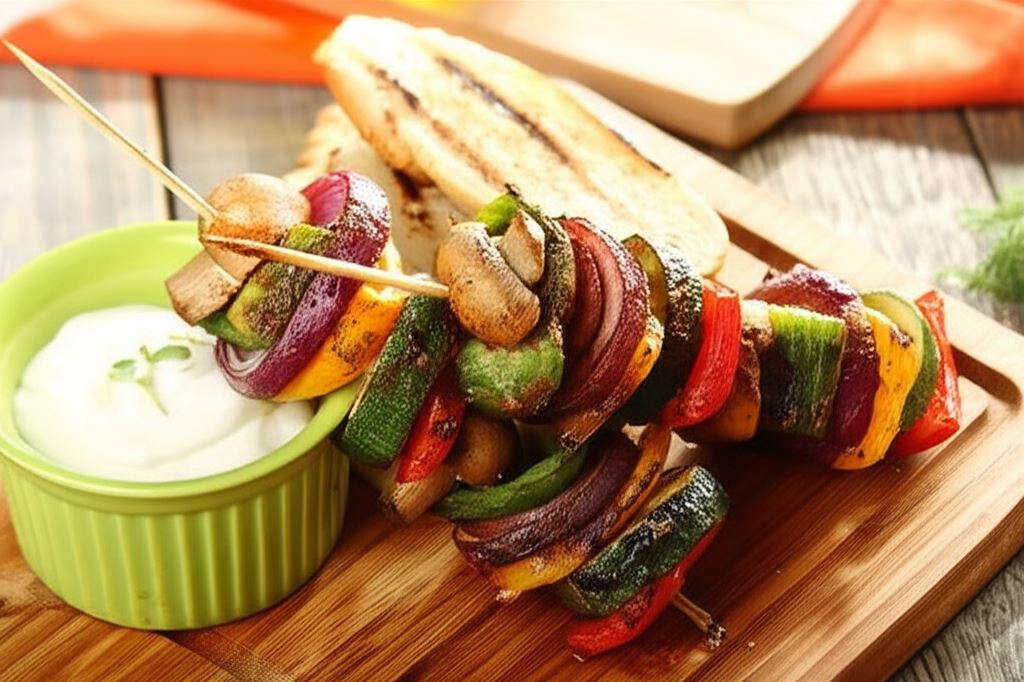 Szaszłyki pełne warzyw