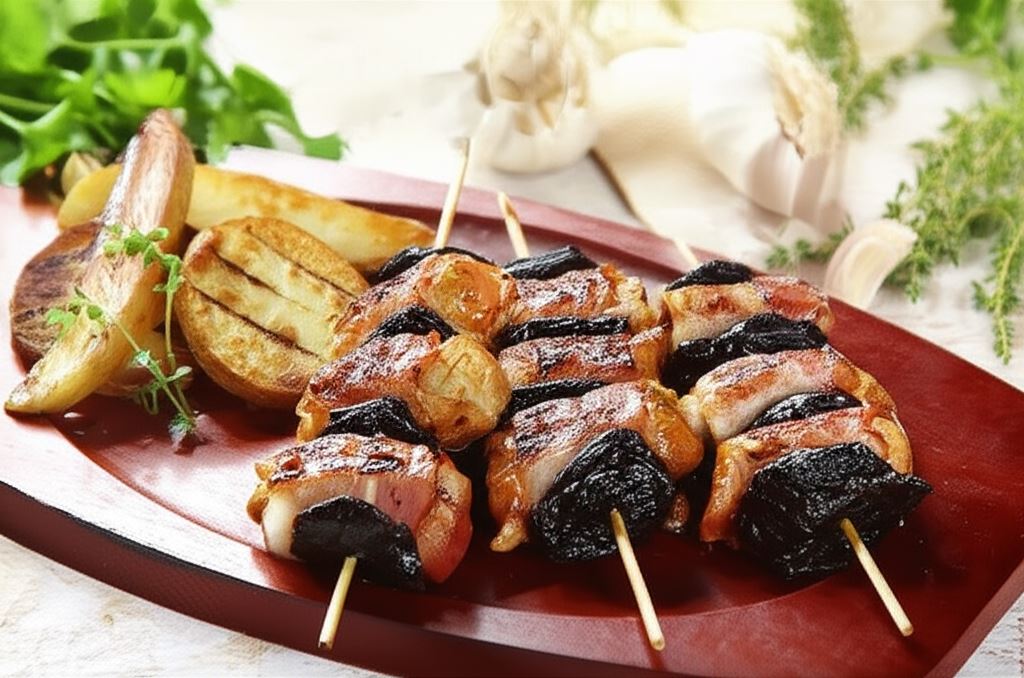 Szaszłyki z karkówki i boczku