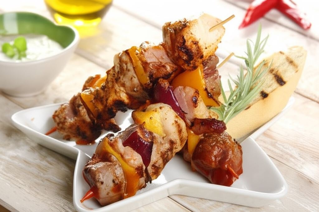 Szaszłyki z mięs mieszanych