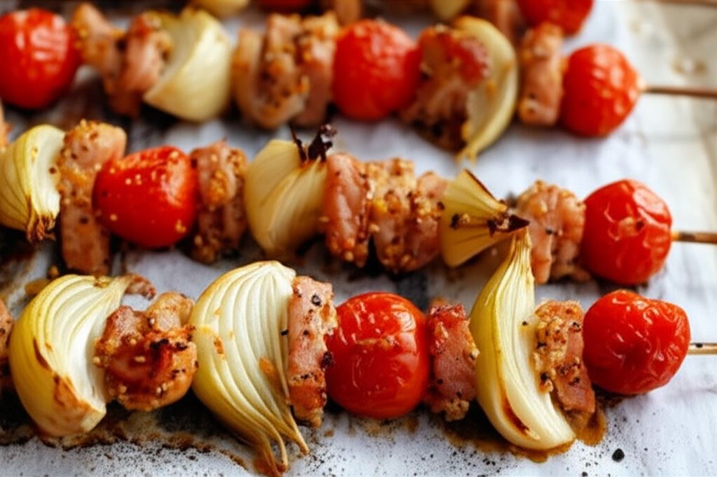 Szaszłyki ze schabu