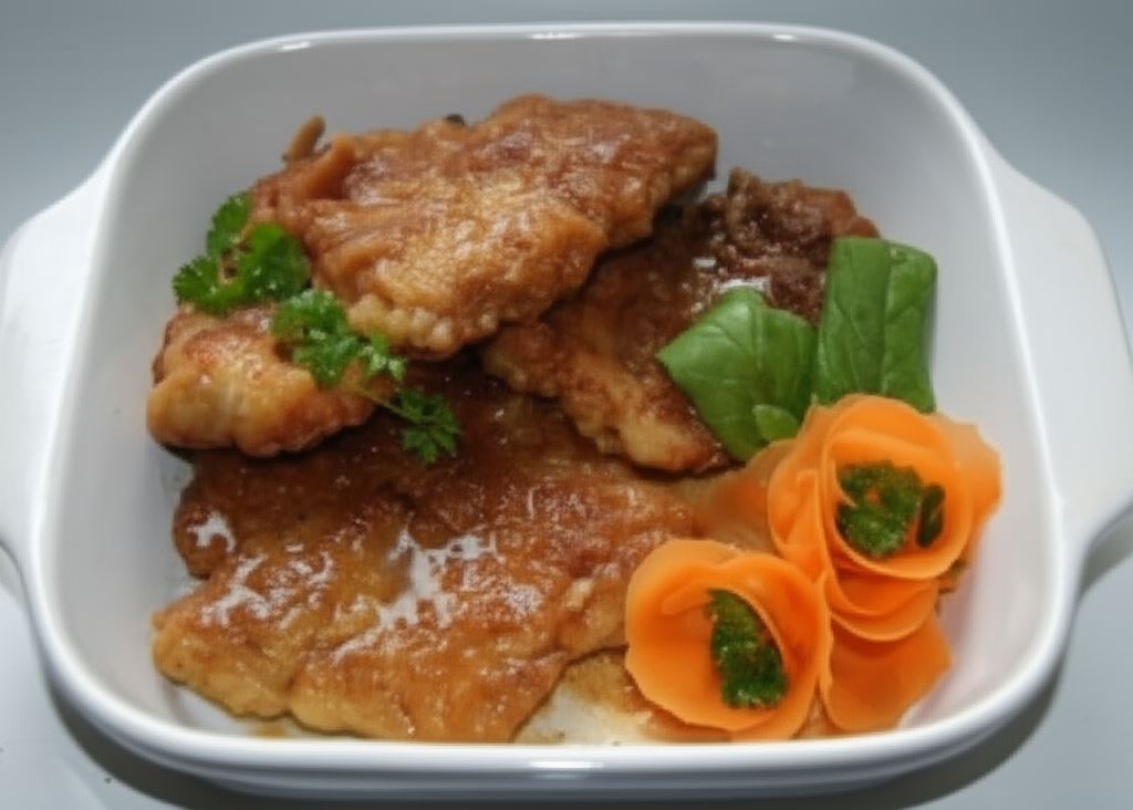 Sznycelki drobiowe duszone