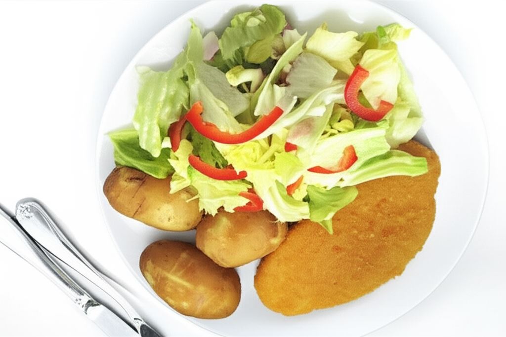 Sznycle cielęce z gorczycą i kolendrą