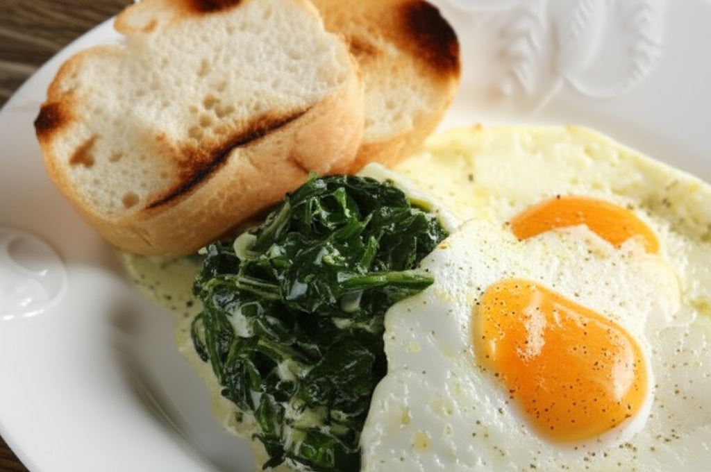 Szpinak z jajkiem
