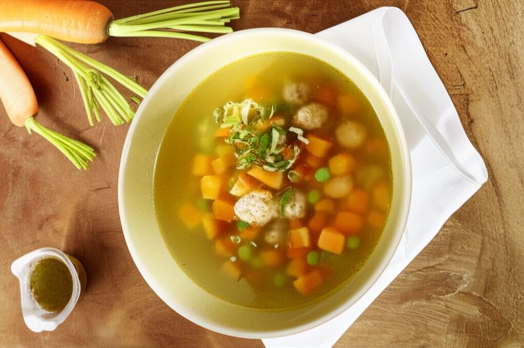 Szybka jesienna zupa z klopsikami