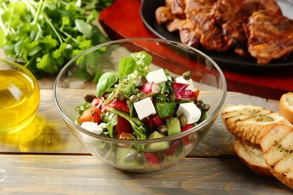 Szybka sałatka na grilla