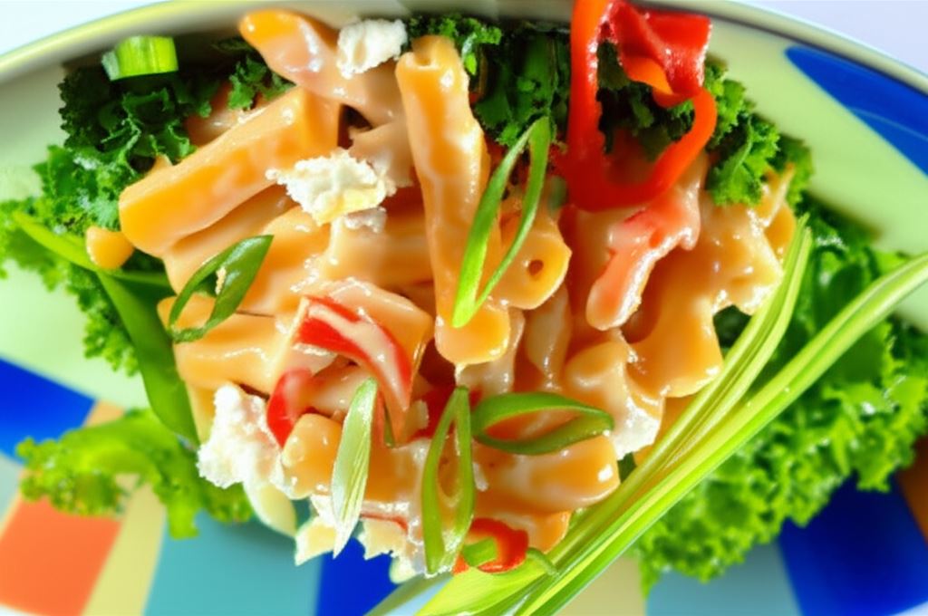 Szybka sałatka z makaronem