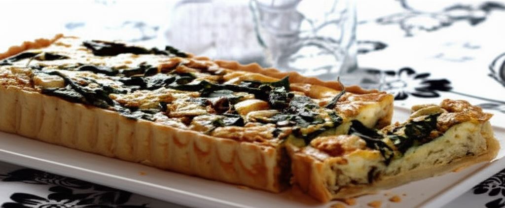 Szybka zapiekanka ze szpinakiem