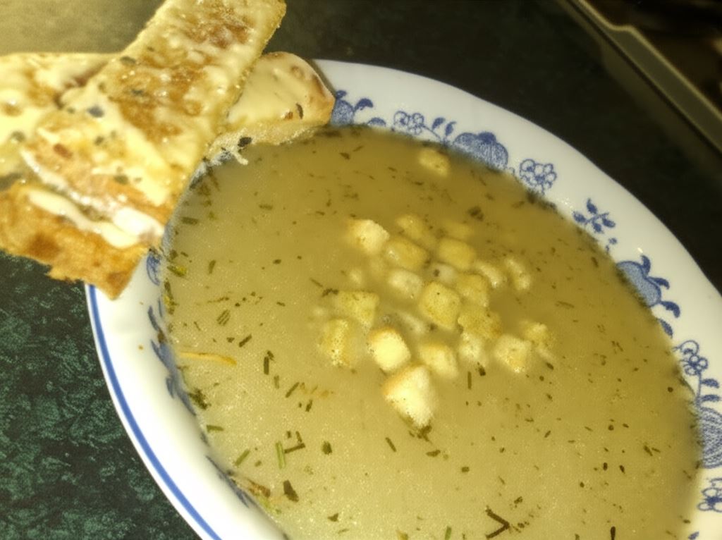 Szybka zupa cebulowa