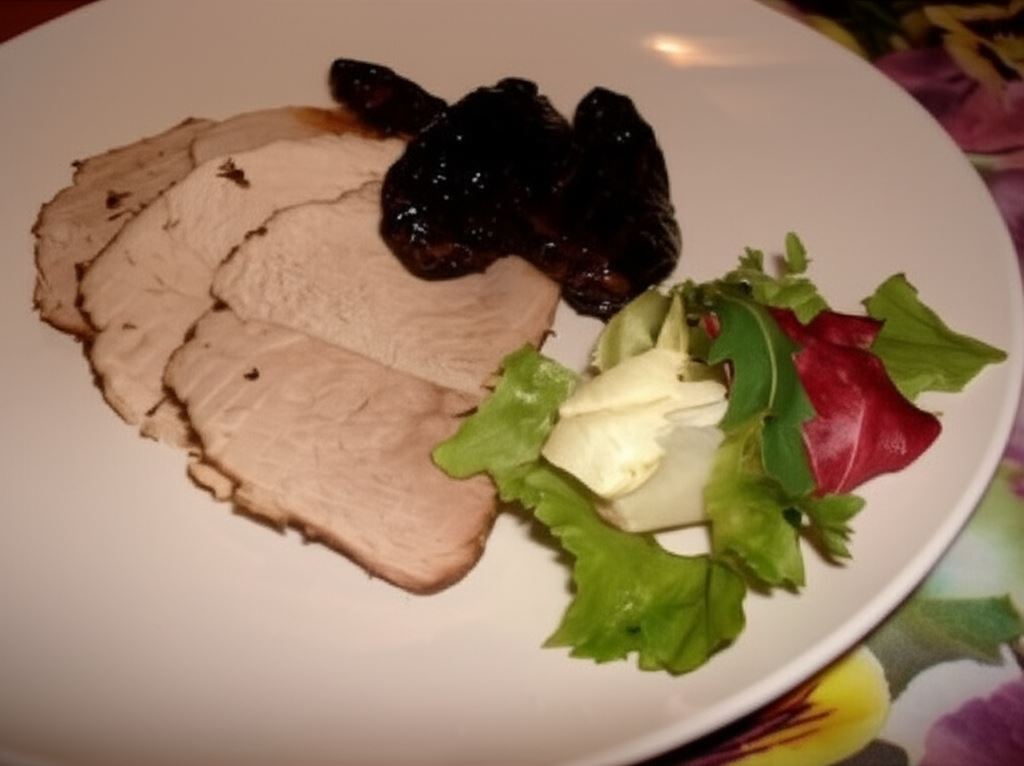 Szynka pieczona z suszonymi pomidorami