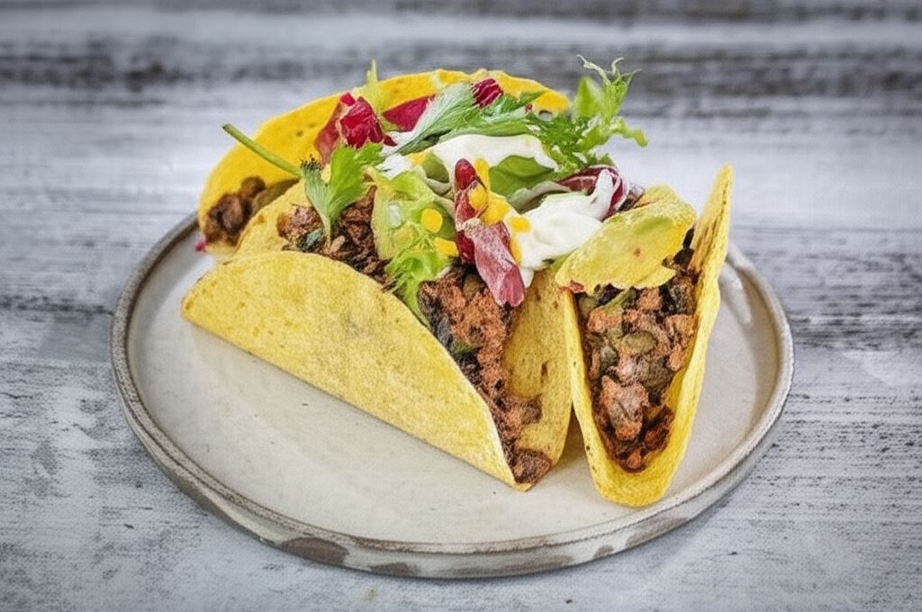 Tacos chili con carne