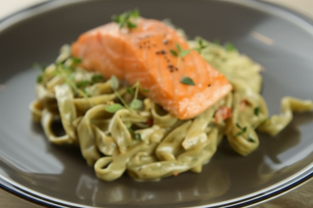 Tagliatelle ze szpinakiem