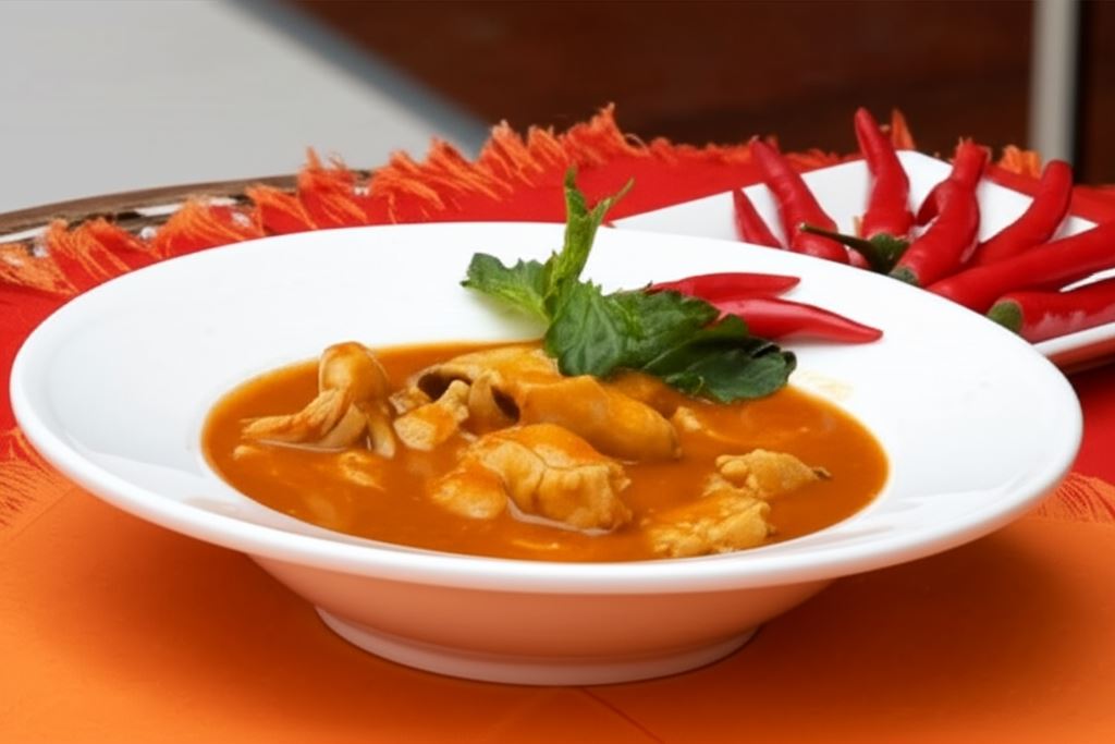 Tajska zupa curry z kurczakiem