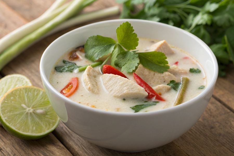 Tajska zupa tom ka Kai