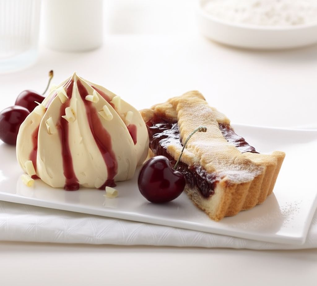 Tarta z dżemem wiśniowym