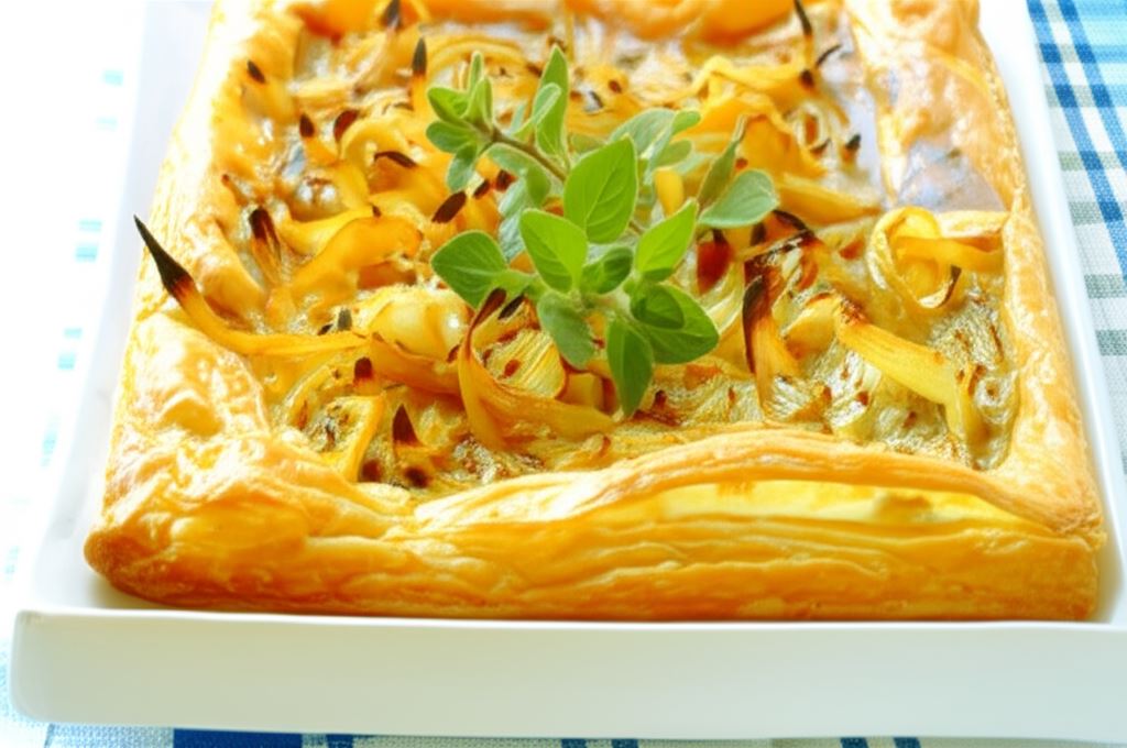 Tarta ze smażoną cebulą