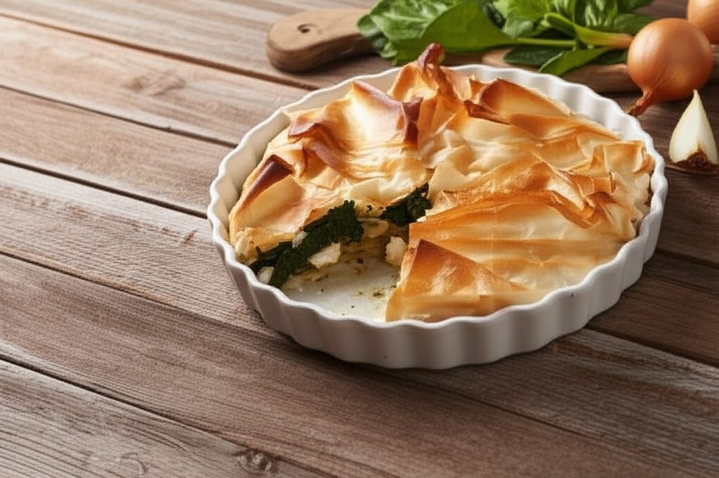 Tarta ze szpinakiem i fetą