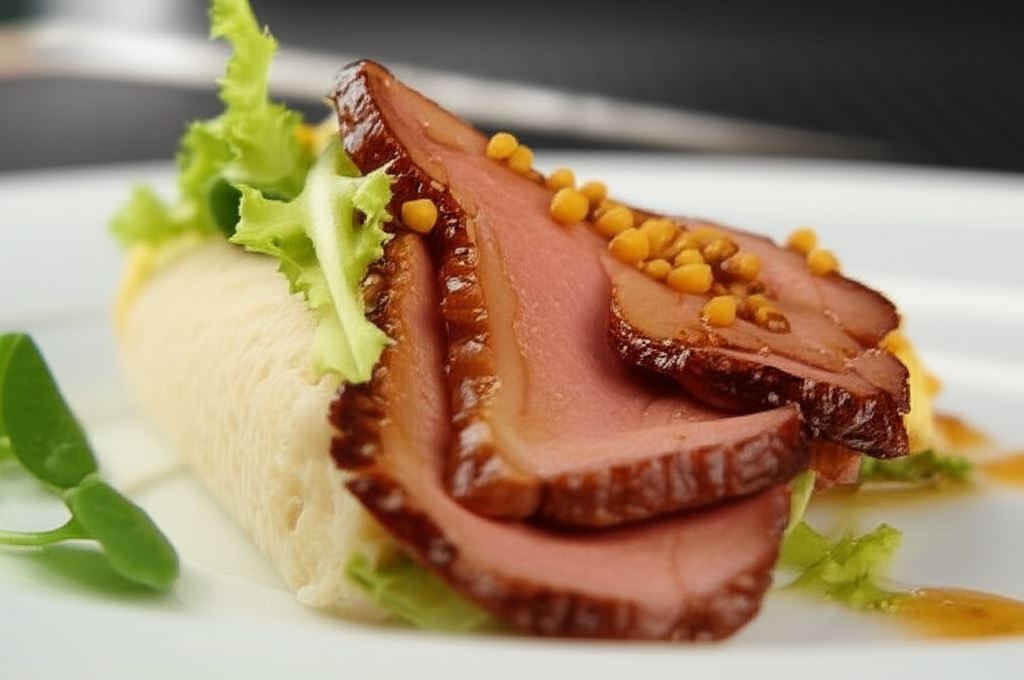 Tatar z selera z marynowaną kaczką