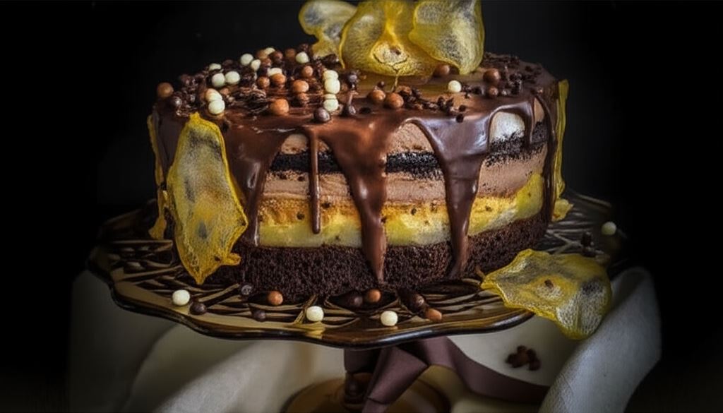 Tort czekoladowo-gruszkowy