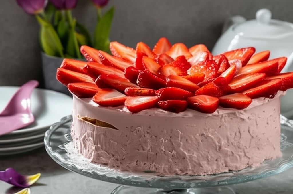 Tort truskawkowy z mascarpone