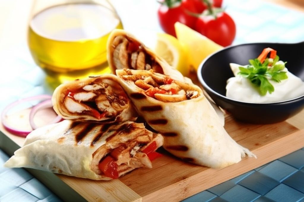 Tortilla z kurczakiem z grilla