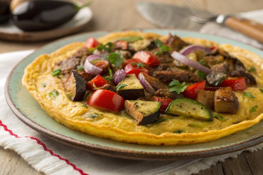 Tortilla z warzywami