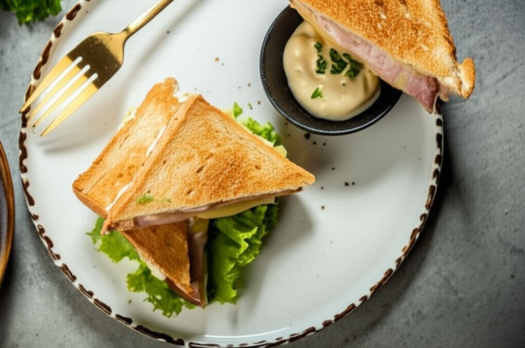 Tosty z serem i szynką