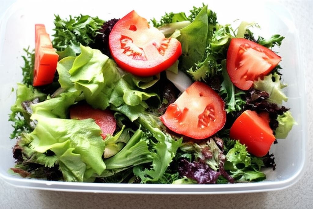 Trzy sałaty w sosie cytrynowo - bazyliowym