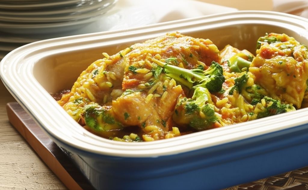 Udka pieczone z ryżem