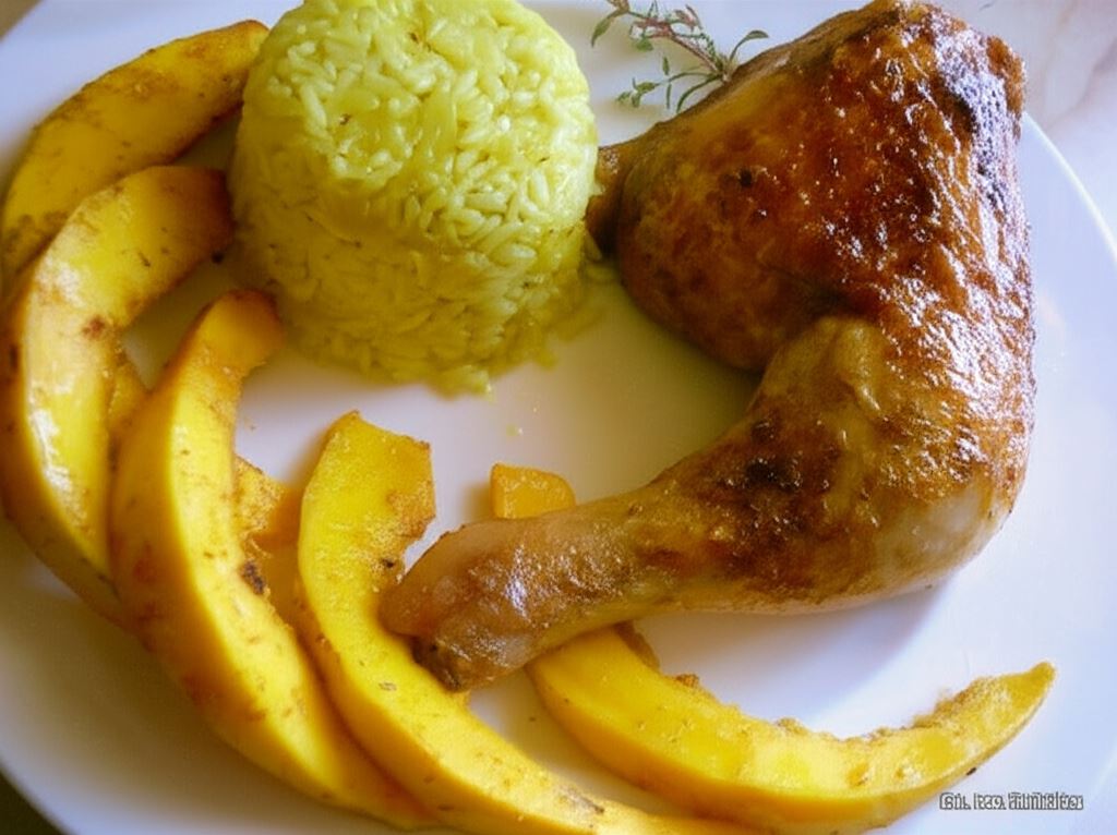 Udka złociste pieczone z dynią