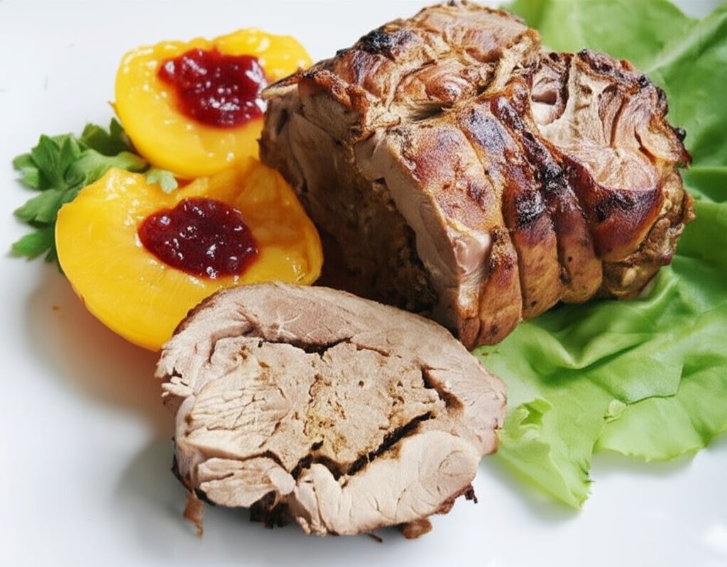 Udziec indyczy faszerowany