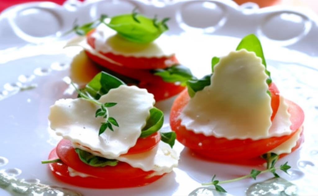 Walentynkowa mozzarella