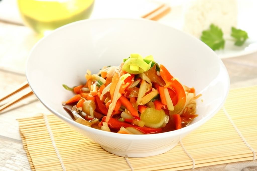 Warzywa w orientalnym stylu