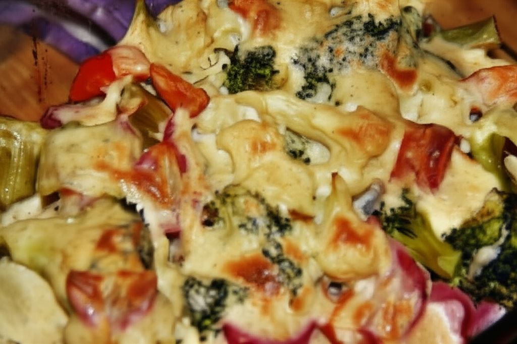 Warzywa zapiekane pod beszamelem