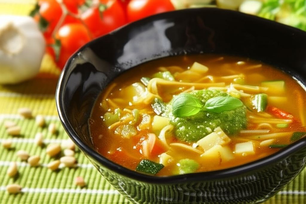 Warzywna zupa z pesto - Soupe au pistou