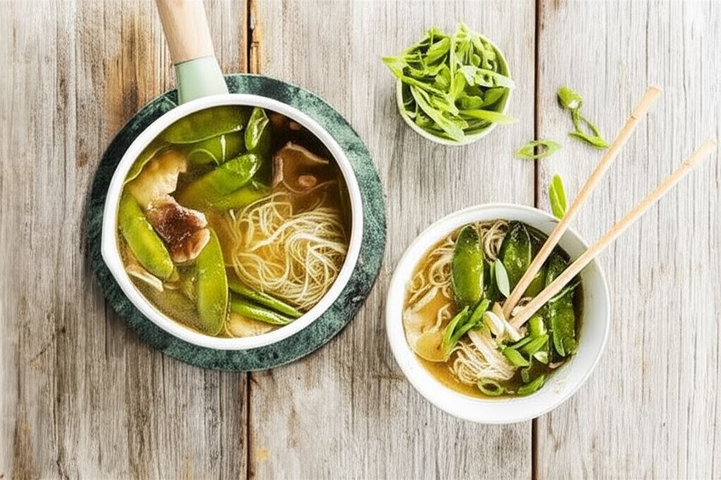 Warzywny bulion po Tajsku