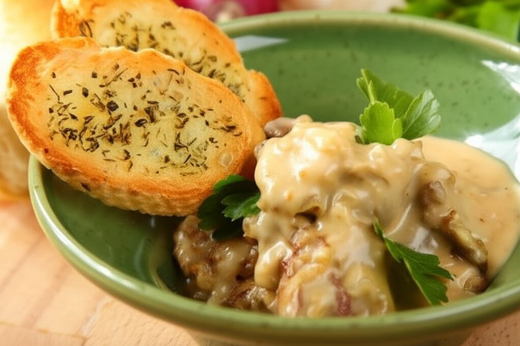 Wątróbka duszona w sosie z cebulką